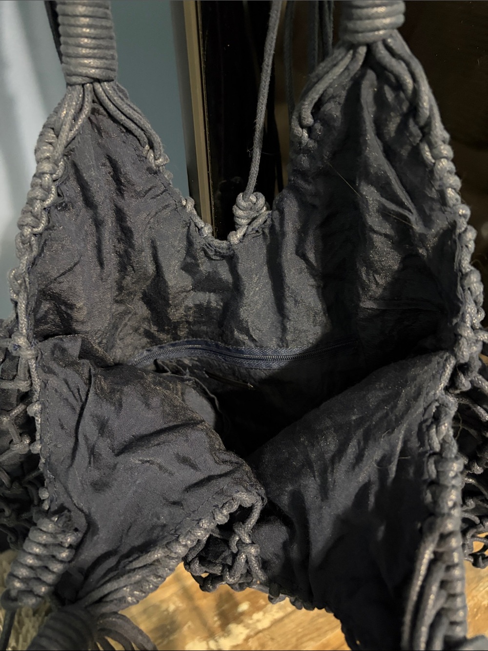 Monserat de Lucca Macrame Tassel Coastal Shoulder Bag - Picture 4 of 5